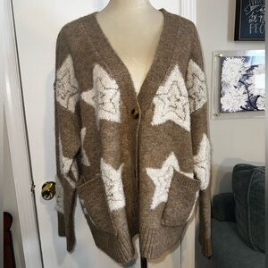 Women’s star cardigan by Pink Lily